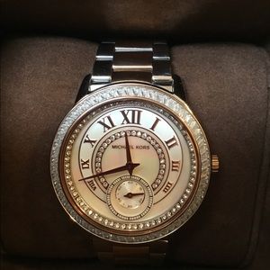 Michael Kors Two-Tone Stainless Steel Watch-HTF